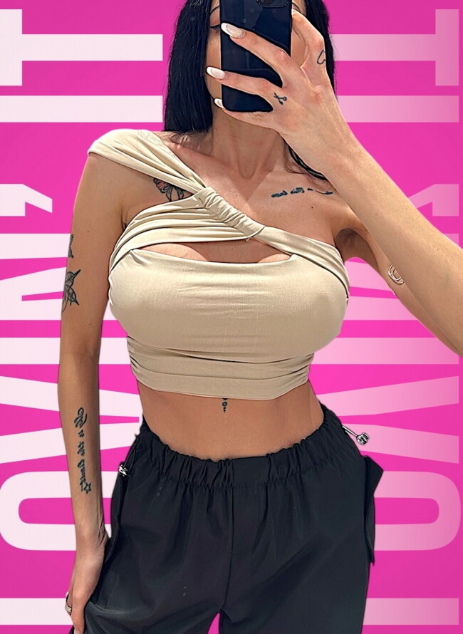 Crop Top με Cups