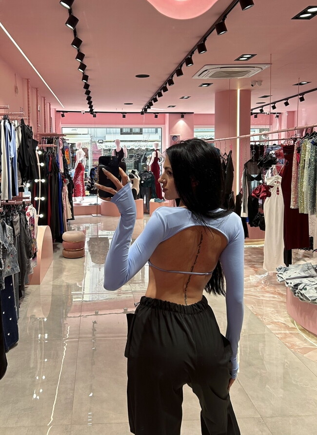 Εξώπλατο Crop Top